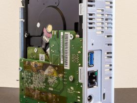 cloud servers and network diagram on a screen